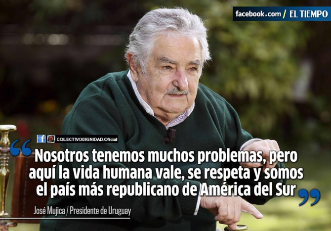 'Tenemos problemas, pero en Uruguay la vida humana vale': Mujica